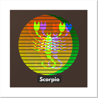 SCORPIO zodiac birthday Posters and Art